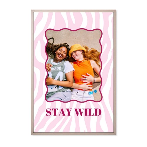 Zebra Swirly Frame