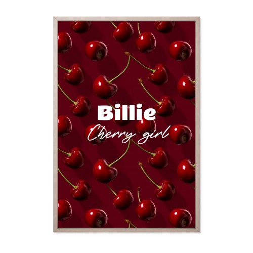 Cherry Coded Pattern Text - Only