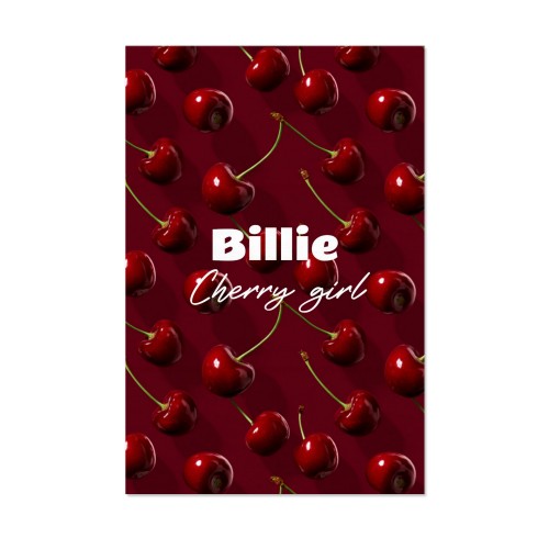 Cherry Coded Pattern Text - Only