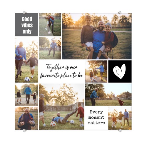 Foto op acrylglas 60 x 60 cm