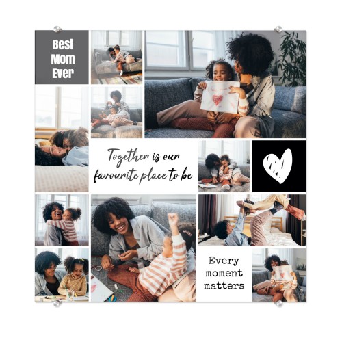 Foto op acrylglas 60 x 60 cm