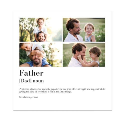 Dictionary Definition with 4 photos