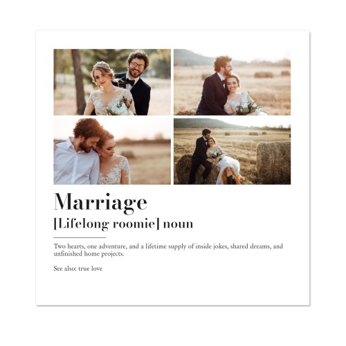 Dictionary Definition with 4 photos