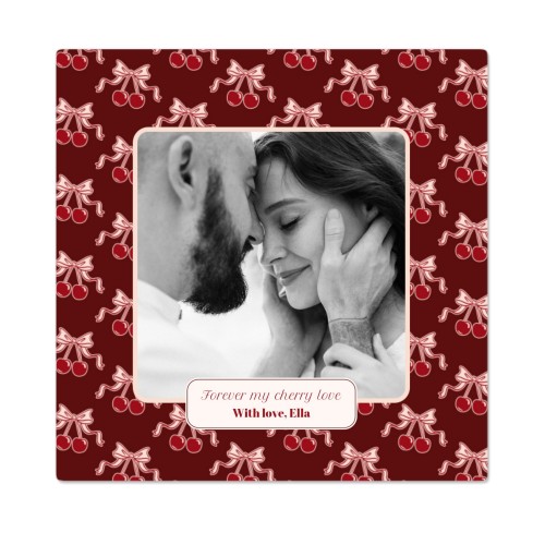 Vintage Cherry Love Text - Only