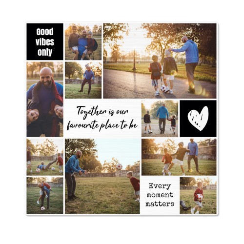 Photo on Metal Brushed 60 x 60 cm Photo on Metal Brushed 60 x 60 cm