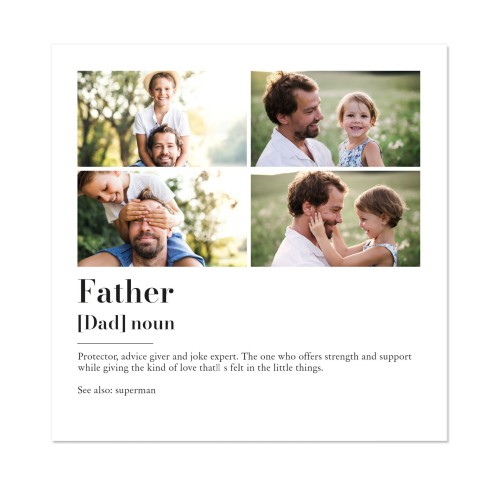 Dictionary Definition with 4 photos