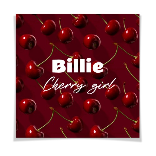 Cherry Coded Pattern Text - Only