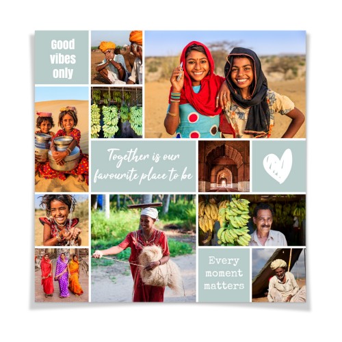 Collage Poster 60 x 60 cm Matte