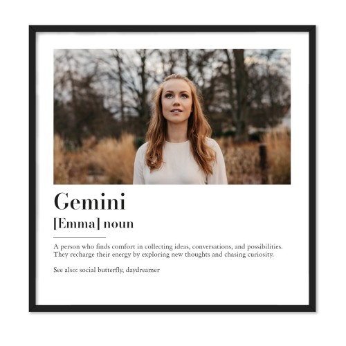 Foto-Collage mit Rahmen 60 x 60 cm Schwarz Foto-Collage mit Rahmen 60 x 60 cm Schwarz