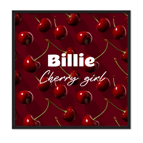 Cherry Coded Pattern Text - Only