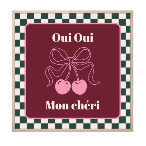 Checker Cherie Mood Text - Only