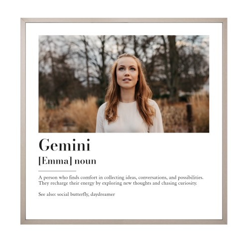 Foto-Collage mit Rahmen 60 x 60 cm Taupe Foto-Collage mit Rahmen 60 x 60 cm Taupe