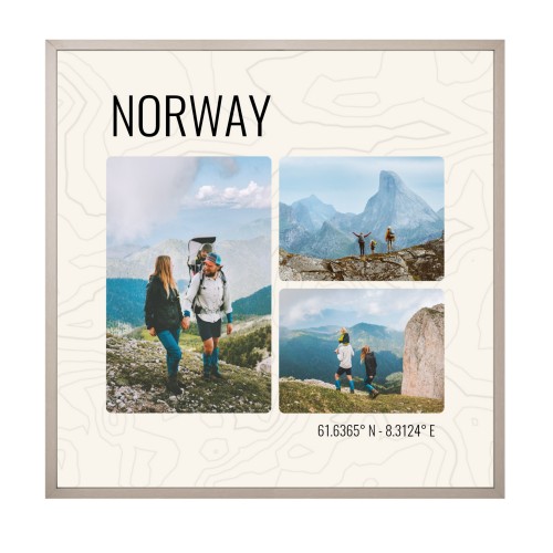 Indrammet plakat 60 x 60 cm Muldvarp Indrammet plakat 60 x 60 cm Muldvarp