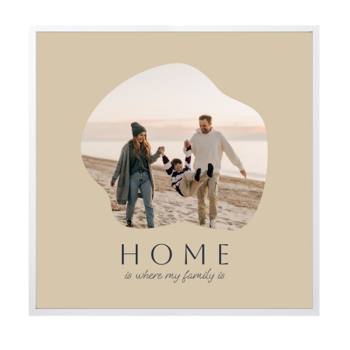 Pêle-Mêle encadré 60 x 60 cm Blanc