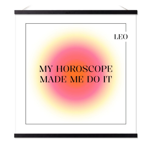 Fotoposter mit magnetischer Posterleiste 60 x 60 cm Schwarz