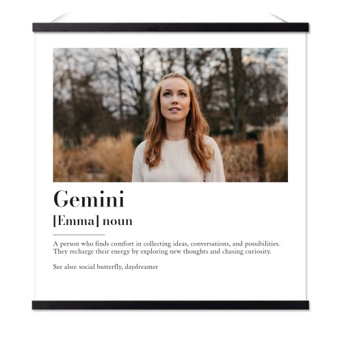 Poster with Magnetic hanger 60 x 60 cm Black Poster with Magnetic hanger 60 x 60 cm Black