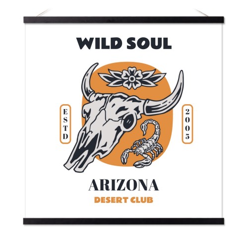 Poster with Magnetic hanger 60 x 60 cm Black Poster with Magnetic hanger 60 x 60 cm Black