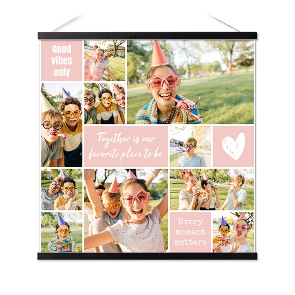 Poster with Magnetic hanger 60 x 60 cm Black Poster with Magnetic hanger 60 x 60 cm Black