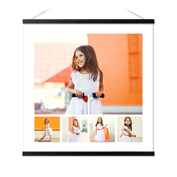 Valokuvajuliste ripustimella 60 x 60 cm Musta Valokuvajuliste ripustimella 60 x 60 cm Musta