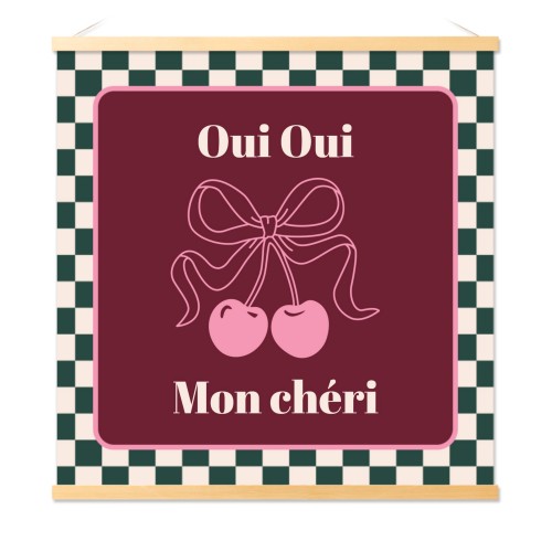 Checker Cherie Mood Text - Only