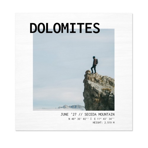 Træbillede 60 x 60 cm