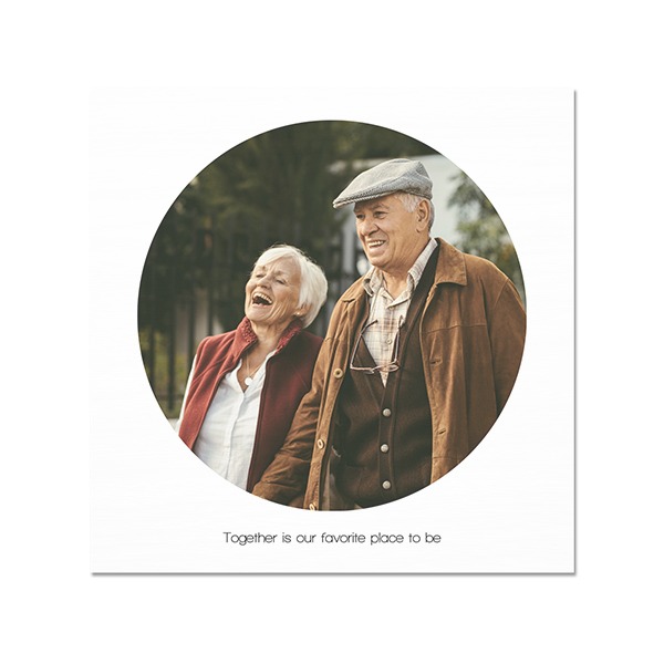 Photo on wood 60 x 60 cm