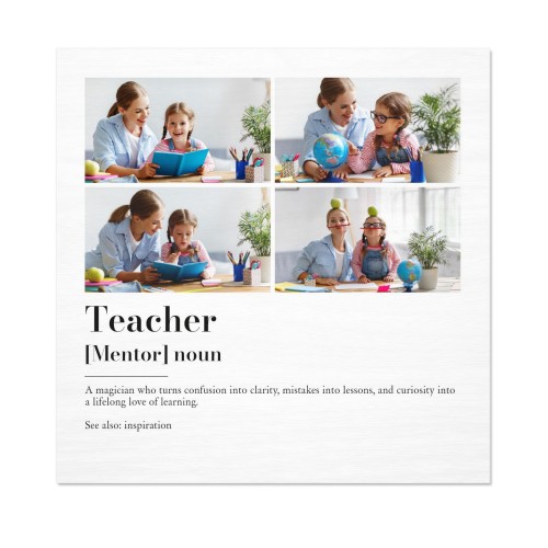 Dictionary Definition with 4 photos