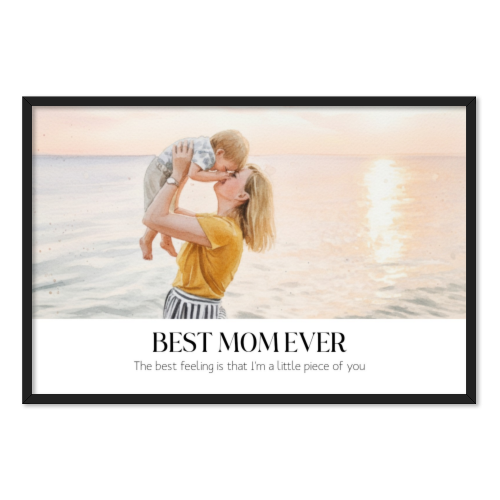 AI plakat 30x20 med sort ramme AI plakat 30x20 med sort ramme