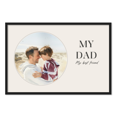 AI Poster 30x20 with black frame AI Poster 30x20 with black frame