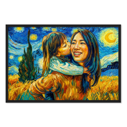AI Poster 30x20 with black frame AI Poster 30x20 with black frame