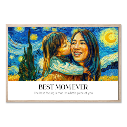 AI Poster 30x20 with wooden frame AI Poster 30x20 with wooden frame