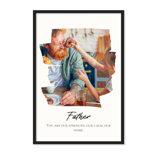 AI Poster 30x20 with black frame AI Poster 30x20 with black frame