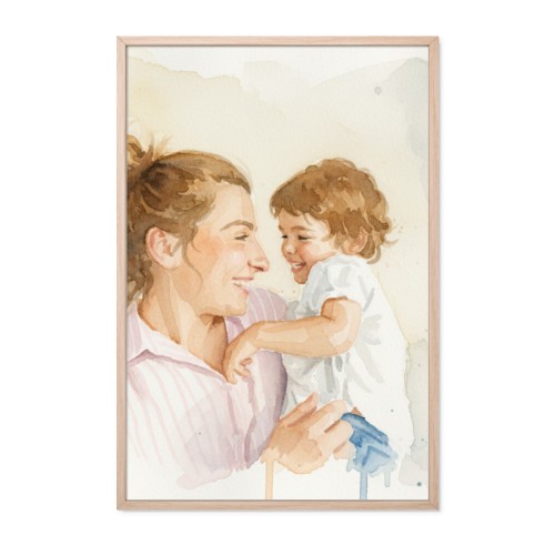 AI poster 30x45 med vit ram