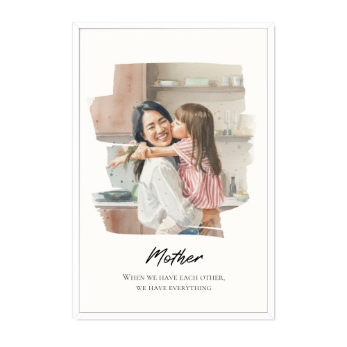 AI poster 30x45 med vit ram