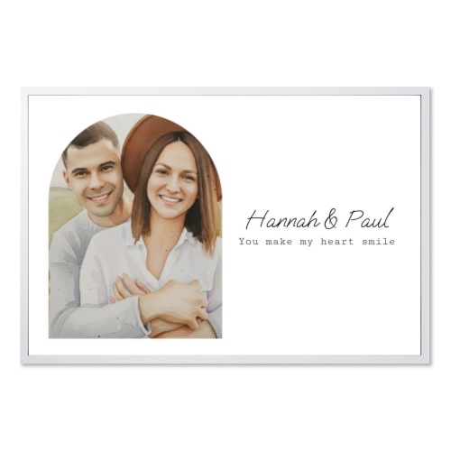 Poster IA 30 x 45 avec cadre blanc Poster IA 30 x 45 avec cadre blanc