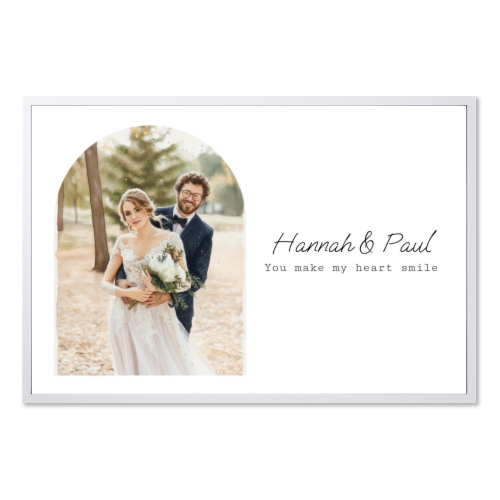 Poster IA 30 x 45 avec cadre blanc Poster IA 30 x 45 avec cadre blanc