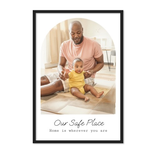 AI plakat 30x45 med sort ramme