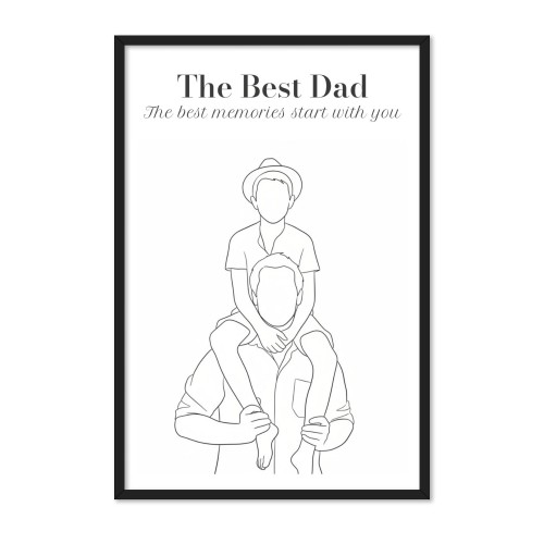 AI plakat 30x45 med sort ramme