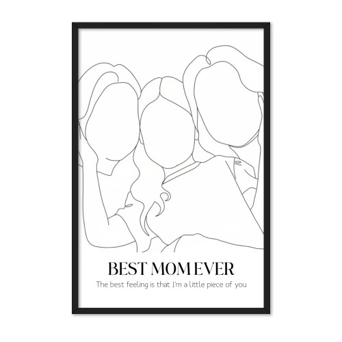 AI poster 30x45 med svart ram