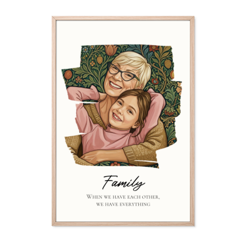 AI Poster 30 x 45 with wooden frame AI Poster 30 x 45 with wooden frame