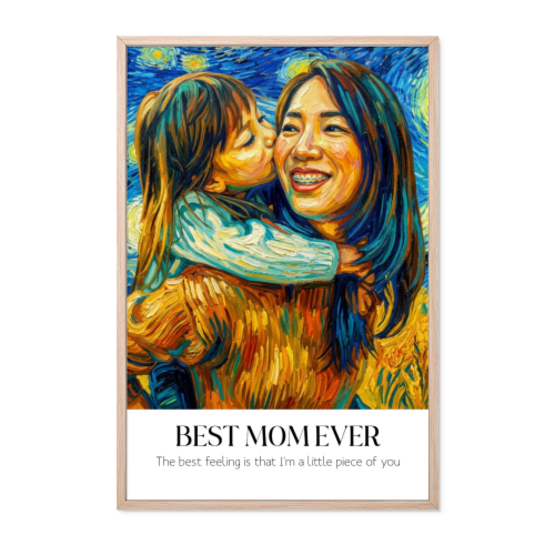 AI Poster 30 x 45 with wooden frame AI Poster 30 x 45 with wooden frame