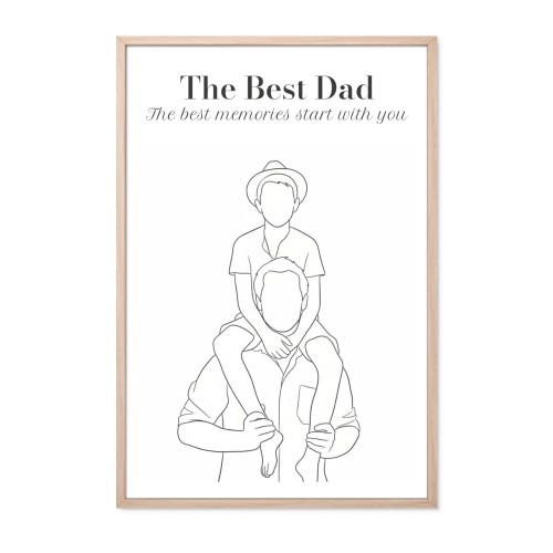 AI plakat 30 x 45 med træramme