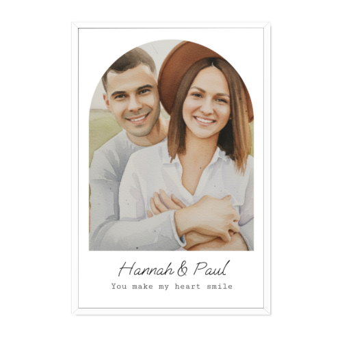 AI Poster 30 x 45 with white frame AI Poster 30 x 45 with white frame