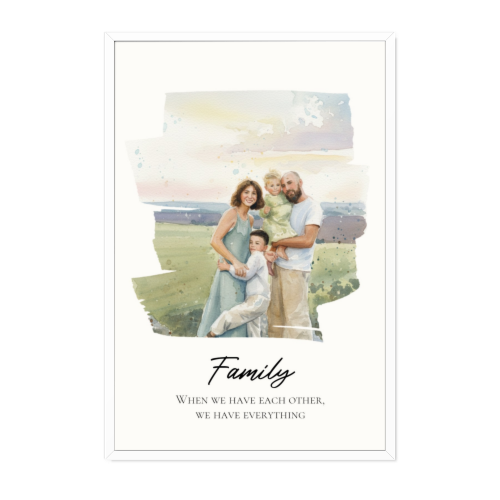 AI Poster 30 x 45 with white frame AI Poster 30 x 45 with white frame