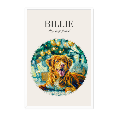 AI Poster 30 x 45 with white frame AI Poster 30 x 45 with white frame