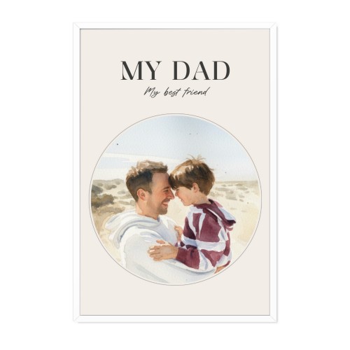 AI Poster 30 x 45 with white frame