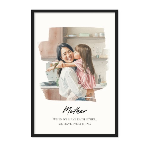 AI poster 40 x 60 med svart ram