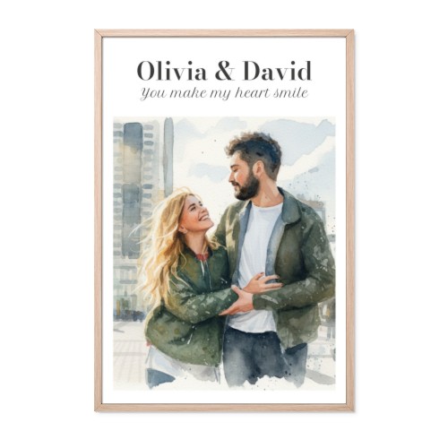 AI Poster 40 x 60 with wooden frame AI Poster 40 x 60 with wooden frame