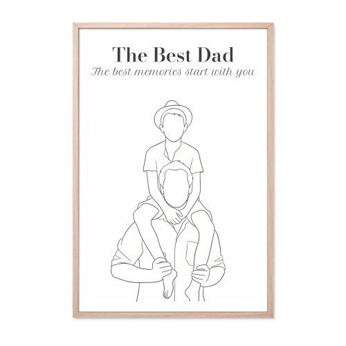 AI plakat 40 x 60 med træramme