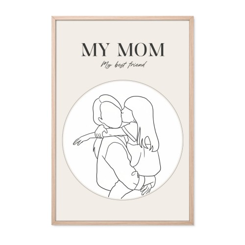 AI poster 40 x 60 med vit ram